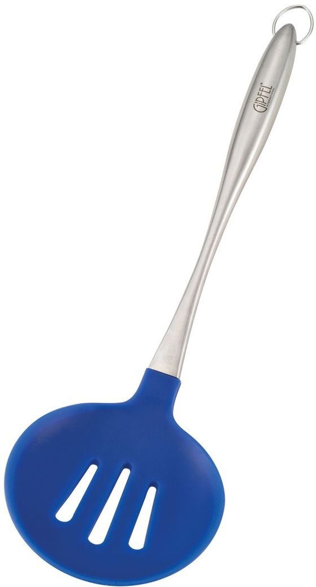 Шумовка Gipfel, цвет: голубой, длина 24,8 см0241 Шумовка Gipfel, цвет: голубой, длина 24,8 см0241Посуда Gipfel изготовлена только из качественных, экологически чистых материалов. Также уделяется особое внимание дизайну продукции, способному удовлетворять вкусы даже самых взыскательных покупателей. Сталь 8/10, из которой изготавливается посуда и аксессуары Gipfel, является уникальной. Она отличается высокими эксплуатационными характеристиками и крайне устойчива к физическим воздействиям. Сложно найти более подходящий для создания качественной кухонной посуды материал. Отличительной чертой металлической посуды, выполненной из подобной стали, является характерный сероватый оттенок поверхности и особый блеск. Это позволяет приготовить более здоровую пищу.