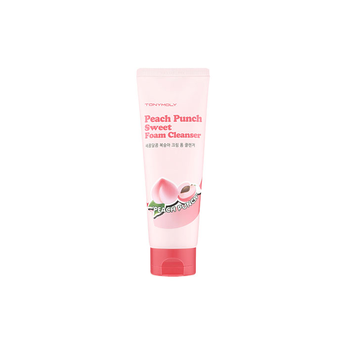 TonyMoly Очищающее средство для лица с экстрактом персика Peach Punch Sweet Foam Cleanser, 150 млSS02017600 TonyMoly Очищающее средство для лица с экстрактом персика Peach Punch Sweet Foam Cleanser, 150 млSS02017600Персиковая пенка деликатно очищает кожу лица от загрязнений и удаляет избыток кожного жира, а также оказывает великолепное ухаживающее действие. Пенка подходит для кожи любого типа. Срок годности: 30 месяцев.