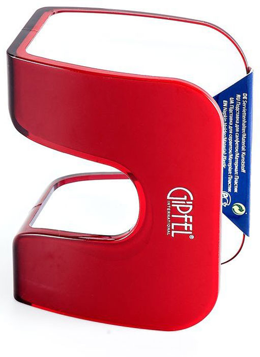 Подставка для салфеток Gipfel Arco, цвет: красный, белый, 12,3 х 6,2 х 9,6 см3738 Подставка для салфеток Gipfel Arco, цвет: красный, белый, 12,3 х 6,2 х 9,6 см3738Посуда Gipfel изготовлена только из качественных, экологически чистых материалов. Также уделяется особое внимание дизайну продукции, способному удовлетворять вкусы даже самых взыскательных покупателей. Сталь 8/10, из которой изготавливается посуда и аксессуары Gipfel, является уникальной. Она отличается высокими эксплуатационными характеристиками и крайне устойчива к физическим воздействиям. Сложно найти более подходящий для создания качественной кухонной посуды материал. Отличительной чертой металлической посуды, выполненной из подобной стали, является характерный сероватый оттенок поверхности и особый блеск. Это позволяет приготовить более здоровую пищу.