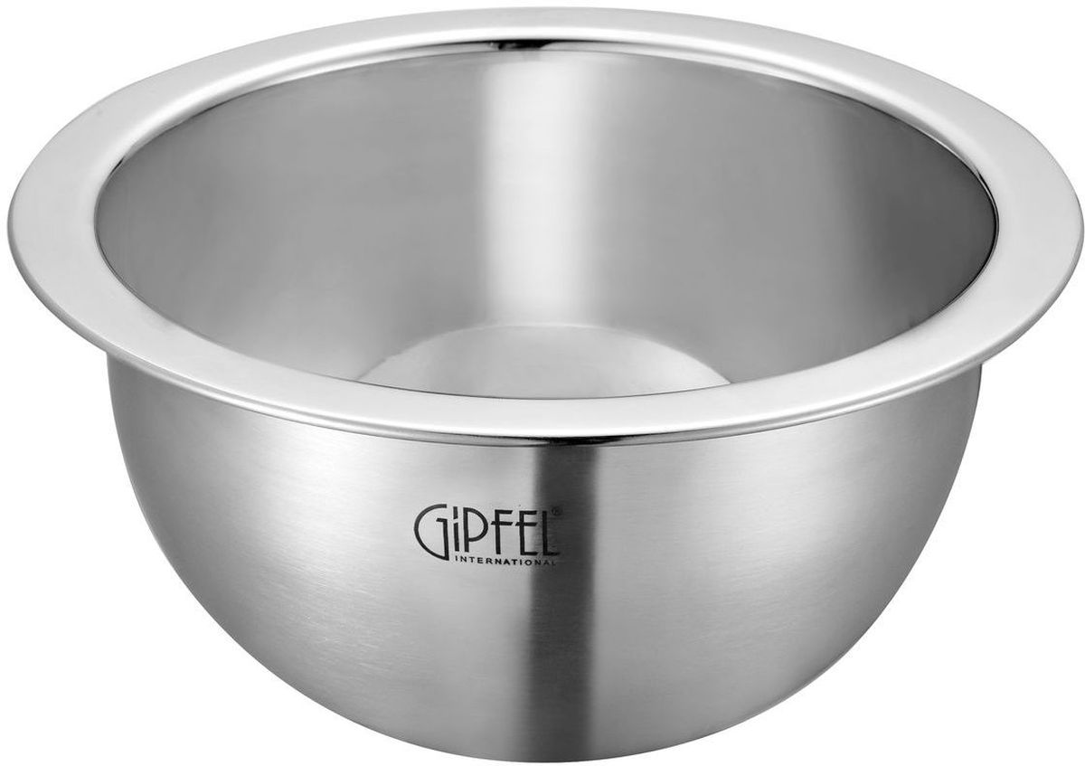 Миска Gipfel Horizonte, 1,5 л5347 Миска Gipfel Horizonte, 1,5 л5347Посуда Gipfel изготовлена только из качественных, экологически чистых материалов. Также уделяется особое внимание дизайну продукции, способному удовлетворять вкусы даже самых взыскательных покупателей. Сталь 8/10, из которой изготавливается посуда и аксессуары Gipfel, является уникальной. Она отличается высокими эксплуатационными характеристиками и крайне устойчива к физическим воздействиям. Сложно найти более подходящий для создания качественной кухонной посуды материал. Отличительной чертой металлической посуды, выполненной из подобной стали, является характерный сероватый оттенок поверхности и особый блеск. Это позволяет приготовить более здоровую пищу.