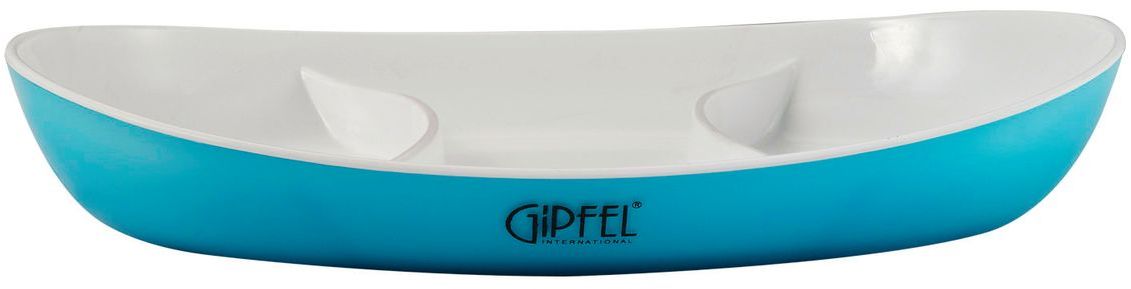 Менажница Gipfel, с двойными стенками, цвет: синий, 28 х 17 х 3,5 см9412 Менажница Gipfel, с двойными стенками, цвет: синий, 28 х 17 х 3,5 см9412Посуда Gipfel изготовлена только из качественных, экологически чистых материалов. Также уделяется особое внимание дизайну продукции, способному удовлетворять вкусы даже самых взыскательных покупателей. Сталь 8/10, из которой изготавливается посуда и аксессуары Gipfel, является уникальной. Она отличается высокими эксплуатационными характеристиками и крайне устойчива к физическим воздействиям. Сложно найти более подходящий для создания качественной кухонной посуды материал. Отличительной чертой металлической посуды, выполненной из подобной стали, является характерный сероватый оттенок поверхности и особый блеск. Это позволяет приготовить более здоровую пищу.