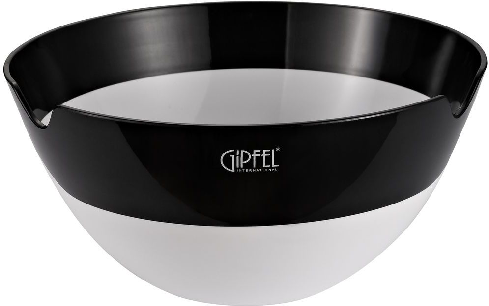 Салатник Gipfel Amadeus, с двойными стенками, цвет: белый, черный, 28 х 28 х 13,5 см9436 Салатник Gipfel Amadeus, с двойными стенками, цвет: белый, черный, 28 х 28 х 13,5 см9436Посуда Gipfel изготовлена только из качественных, экологически чистых материалов. Также уделяется особое внимание дизайну продукции, способному удовлетворять вкусы даже самых взыскательных покупателей. Сталь 8/10, из которой изготавливается посуда и аксессуары Gipfel, является уникальной. Она отличается высокими эксплуатационными характеристиками и крайне устойчива к физическим воздействиям. Сложно найти более подходящий для создания качественной кухонной посуды материал. Отличительной чертой металлической посуды, выполненной из подобной стали, является характерный сероватый оттенок поверхности и особый блеск. Это позволяет приготовить более здоровую пищу.