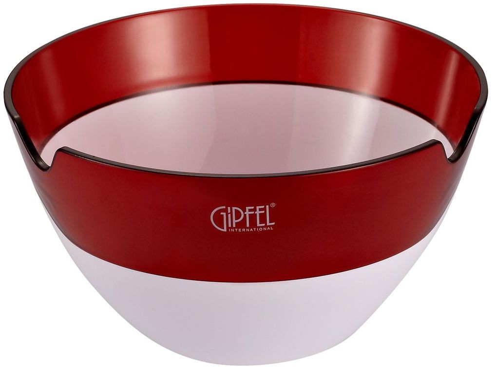 Салатник Gipfel Amadeus, с двойными стенками, цвет: белый, красный, 16,3 х 16,3 х 8 см9442 Салатник Gipfel Amadeus, с двойными стенками, цвет: белый, красный, 16,3 х 16,3 х 8 см9442Посуда Gipfel изготовлена только из качественных, экологически чистых материалов. Также уделяется особое внимание дизайну продукции, способному удовлетворять вкусы даже самых взыскательных покупателей. Сталь 8/10, из которой изготавливается посуда и аксессуары Gipfel, является уникальной. Она отличается высокими эксплуатационными характеристиками и крайне устойчива к физическим воздействиям. Сложно найти более подходящий для создания качественной кухонной посуды материал. Отличительной чертой металлической посуды, выполненной из подобной стали, является характерный сероватый оттенок поверхности и особый блеск. Это позволяет приготовить более здоровую пищу.