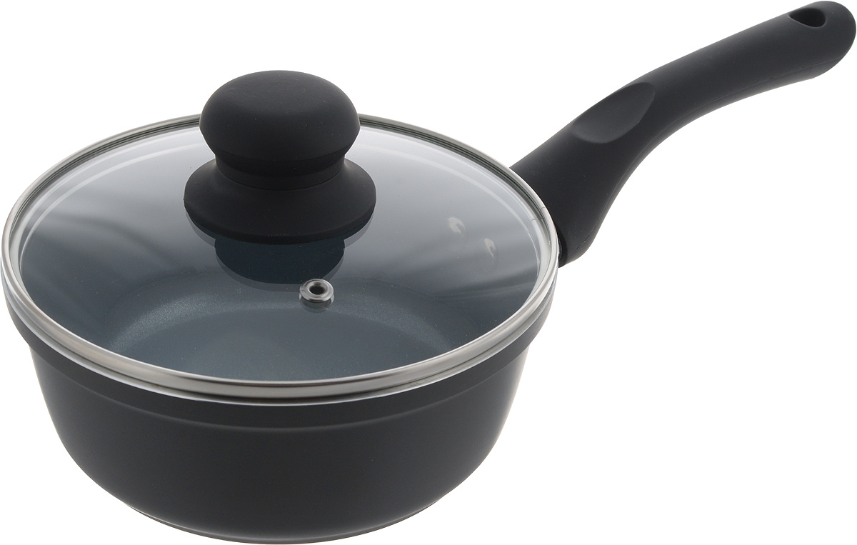 Ковш NaturePan Classic с крышкой, с керамическим антипригарным покрытием, 1 лCS16 Ковш NaturePan Classic с крышкой, с керамическим антипригарным покрытием, 1 лCS16Ковш NaturePan Classic выполнен из высококачественного алюминия. Пища в нем получается вкусной и полезной благодаря эксклюзивному натуральному и абсолютно безопасному антипригарному керамическому покрытию. Крышка из термостойкого стекла с металлическим ободом имеет пластиковую ручку и пароотвод . Такая крышка позволяет следить за процессом приготовления блюд без потери тепла, сохраняет аромат и вкус блюд. Ковш подходит для использования на всех типах плит, кроме индукционных. Разрешена ручная мойка. Внутренний диаметр ковша: 15,8 см. Внешний диаметр: 17 см. Объем ковша: 1 л. Высота стенки: 6,5, см. Длина ручки: 16 см.