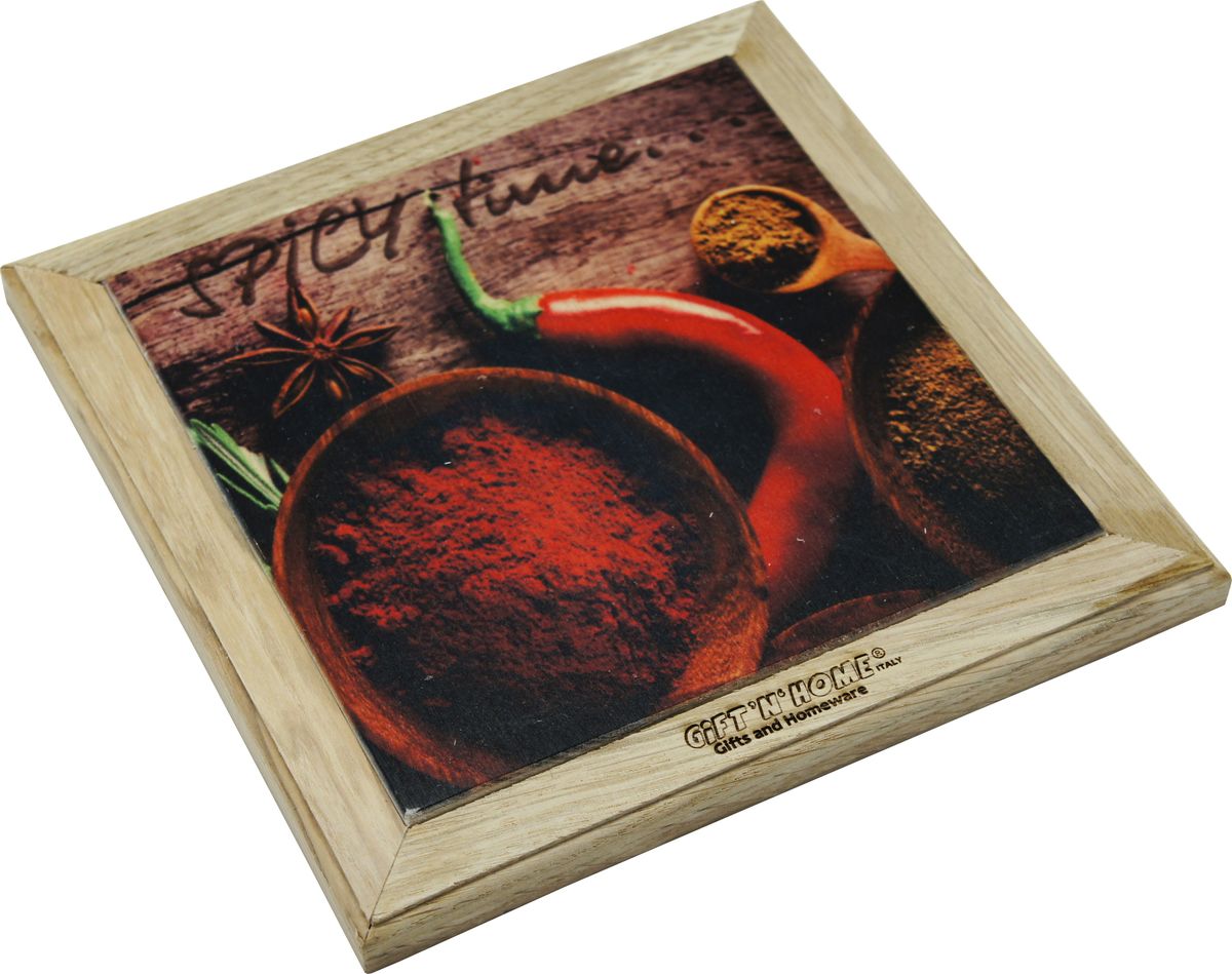 Подставка под горячее Giftnhome Пряный перчик, 35 х 20 смWTR-Spicy Подставка под горячее Giftnhome Пряный перчик, 35 х 20 смWTR-SpicyПодставка из ценных пород древесины, дуб/ бук , с декоративной вставкой из качественной фанеры, с нанесением цветных фотопринтов. Данный товар несет двойную потребительскую функцию, обеспечивая декоративное и хозяйственное назначение. Он может быть использован для украшения помещений в качестве настенного панно и как подставка под горячую посуду.