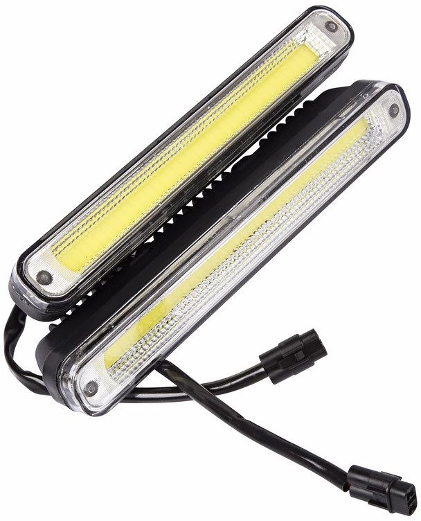 Дневные ходовые огни Lamper, 20 Вт80-1132 Дневные ходовые огни Lamper, 20 Вт80-1132Рабочее напряжение: 8-16 В Потребляемая мощность: 20 Вт Продолжительность работы: до 50 000 часов Температура работы: от -40°C до +85°C Пластиковый корпус. Размеры: 200х50х40.