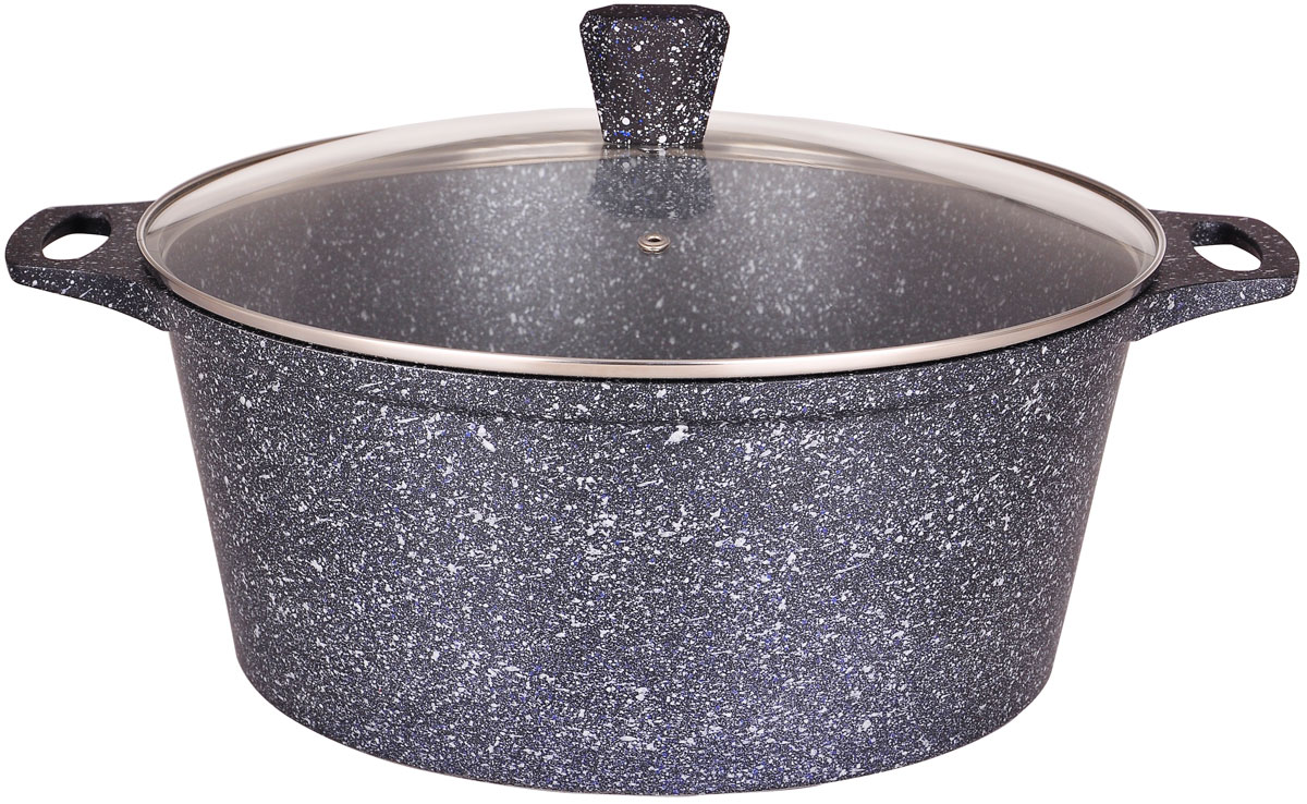 Кастрюля Winner Marble coating, с крышкой, с антипригарным мраморным покрытием, 4 лWR-1470 Кастрюля Winner Marble coating, с крышкой, с антипригарным мраморным покрытием, 4 лWR-1470Кастрюля объемом 4 л, 24 см, толщина стенки - 2 мм, дна - 4,5 мм. Покрытие: внутри - антипригарное мраморное серое, снаружи - жаростойкое лаковое серое. Ручка крышки бакелитовая с покрытием Soft Touch. Крышка стеклянная. Подходит для индукционных плит и чистки в посудомоечной машине. Состав: литой алюминий.