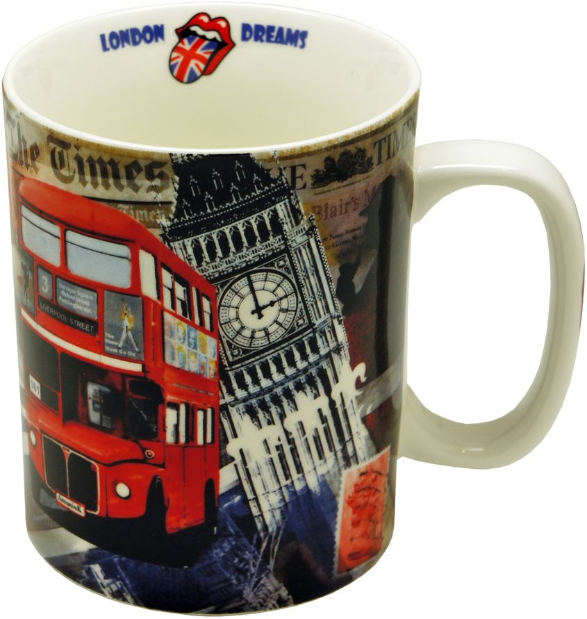 Кружка GiftnHome Лондонские фантазии, 700 млXP62-Lon1 Кружка GiftnHome Лондонские фантазии, 700 млXP62-Lon1Кружка из костяного фарфора, в подарочной упаковке