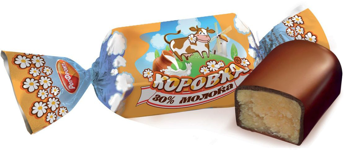 Рот-Фронт Коровка конфеты с 30% молока в шоколадной глазури, 250 гРФ08792 Рот-Фронт Коровка конфеты с 30% молока в шоколадной глазури, 250 гРФ08792Знаменитые московские конфеты, напоминают Вкус Детства!