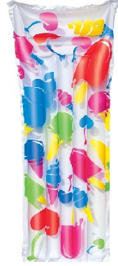 Bestway Матрас надувной, цвет: синий, зеленый, розовый, 183 х 69 см. 4403344033_3вишенки Bestway Матрас надувной, цвет: синий, зеленый, розовый, 183 х 69 см. 4403344033_3вишенкиНадувной матрас Bestway выполнен из прочного и безопасного материала ярких цветов. На таком матрасе вы сможете не только плавать, но и загорать на пляже или во дворе загородного дома. Матрас мягкой конструкции с рельефной поверхностью, благодаря чему лежать на нем будет особенно удобно. Такой матрас станет незаменимым атрибутом летнего отдыха. В комплект с матрасом входит специальная заплата для ремонта изделия в случае прокола. Максимальная нагрузка: 90 кг.