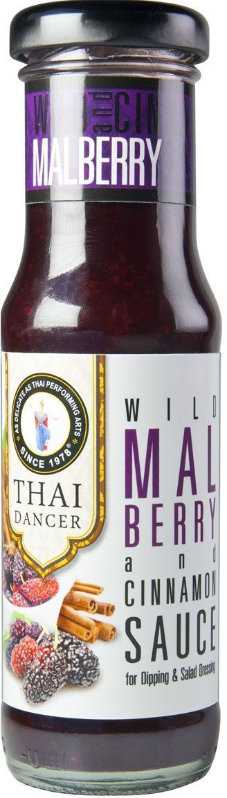 Thai Dancer Десертный соус из шелковицы и корицы, 150 млFS0002049 Thai Dancer Десертный соус из шелковицы и корицы, 150 млFS0002049Восхитительный нежный десертный соус с ароматом манго и маракуйи. Прекрасно сочетается с выпечкой, творогом, йогуртом, мороженым и фруктовыми салатами. Подходит для сырной тарелки. Попробуйте полностью натуральный, изысканный десертный соус с кусочками экзотический фруктов! Всего одна ложечка этого уникального соуса позволит вам совершить гастрономическое путешествие в жаркие тропики, окунуться в воспоминания о лете и насладиться вкусами свежих экзотических фруктов.