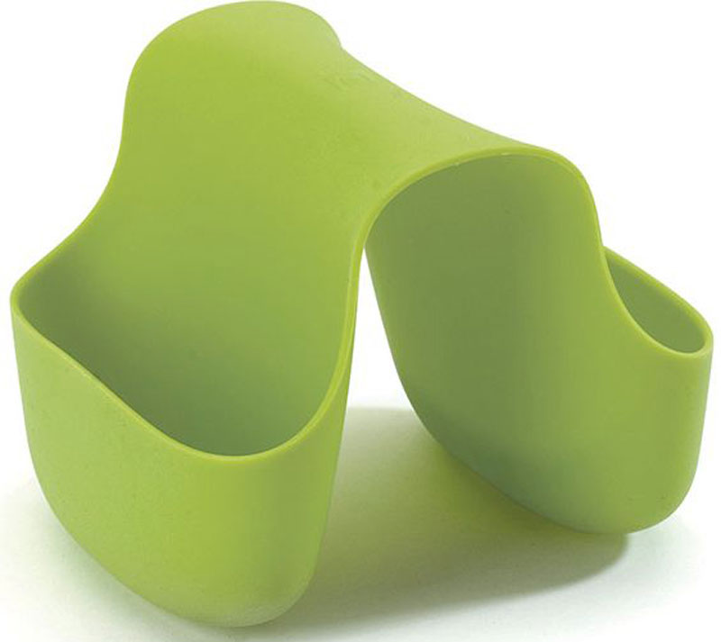 Подставка для кухонных принадлежностей Umbra Saddle, цвет: зеленый, 10,2 х 12,7 х 10,2 см330210-806 Подставка для кухонных принадлежностей Umbra Saddle, цвет: зеленый, 10,2 х 12,7 х 10,2 см330210-806Гибкий органайзер с двумя кармашками в новом модном цвете. В нем может поместиться что угодно: губки и щётки для мытья посуды, диспенсеры с моющими средствами и прочие небольшие предметы на кухне или в ванной. Не содержит BPA. Можно мыть в посудомоечной машине. Сочетается с другими аксессуарами для кухни в новой цветовой палитре: диспенсером Joey и сушилкой Tub. Дизайнер Ross & Doell
