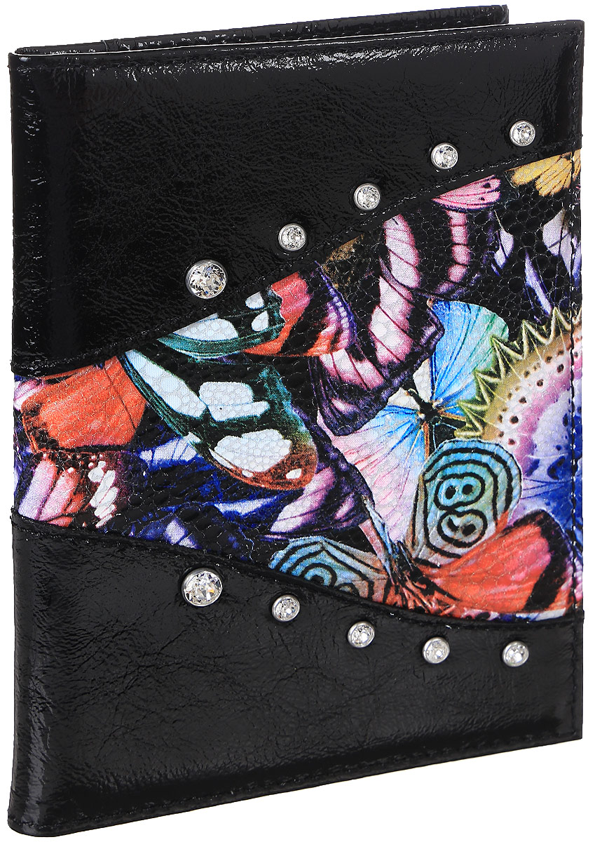 Бумажник водителя женский Butterfly, цвет: черный. EL-NK271-BV0013-000EL-NK271-BV0013-000 Бумажник водителя женский Butterfly, цвет: черный. EL-NK271-BV0013-000EL-NK271-BV0013-000Бумажник водителя Elisir стандартного размера, из натуральной кожи. Внутри 3 кармана для кредиток, карман для sim-карты и 2 открытых кармана из кожи. Упакован в подарочную коробку Elisir.