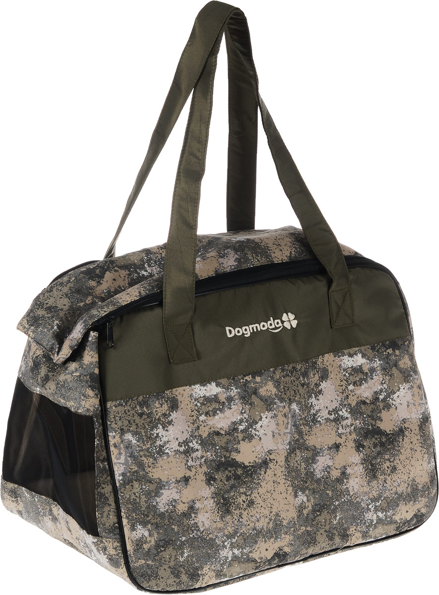 Сумка-переноска для животных Dogmoda Active, цвет: камуфляж, 43 х 24 х 30 смDM-160324_камуфляж Сумка-переноска для животных Dogmoda Active, цвет: камуфляж, 43 х 24 х 30 смDM-160324_камуфляжСумка-переноска Dogmoda Active прекрасно подходит для собак мелких пород и кошек. Имеет съемное твердое основание, которое не позволит животному провисать. Сумка снабжена сетчатой стенкой, из которой ваша любопытная кошка или собака сможет дышть или рассматривать все вокруг. Также на лицевой стороне предусмотрен открытый карман. Переноска закрывается на застежку-молнию. Для удобной переноски сумка снабжена двумя ручками. При необходимости ее можно сложить. Сумка-переноска Dogmoda Active понравится вашим домашним любимцам.