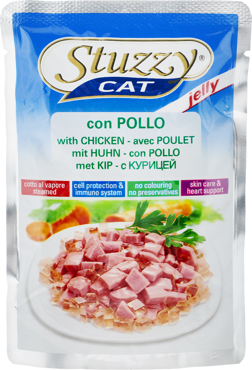 Консервы для кошек Stuzzy Stuzzy Cat, курица в желе, 100 г132.C2472 Консервы для кошек Stuzzy Stuzzy Cat, курица в желе, 100 г132.C2472Stuzzy Stuzzy Cat - это полнорационный корм для взрослых кошек. Корм обогащен таурином и витамином Е для поддержания правильной работы сердца и иммунной системы. Инулин способствует всасыванию питательных веществ, а биотин делает шерсть блестящей и шелковистой, и поддерживает здоровое состояние кожных покровов. Корм не содержит усилителей вкуса, красителей и консервантов. Товар сертифицирован.