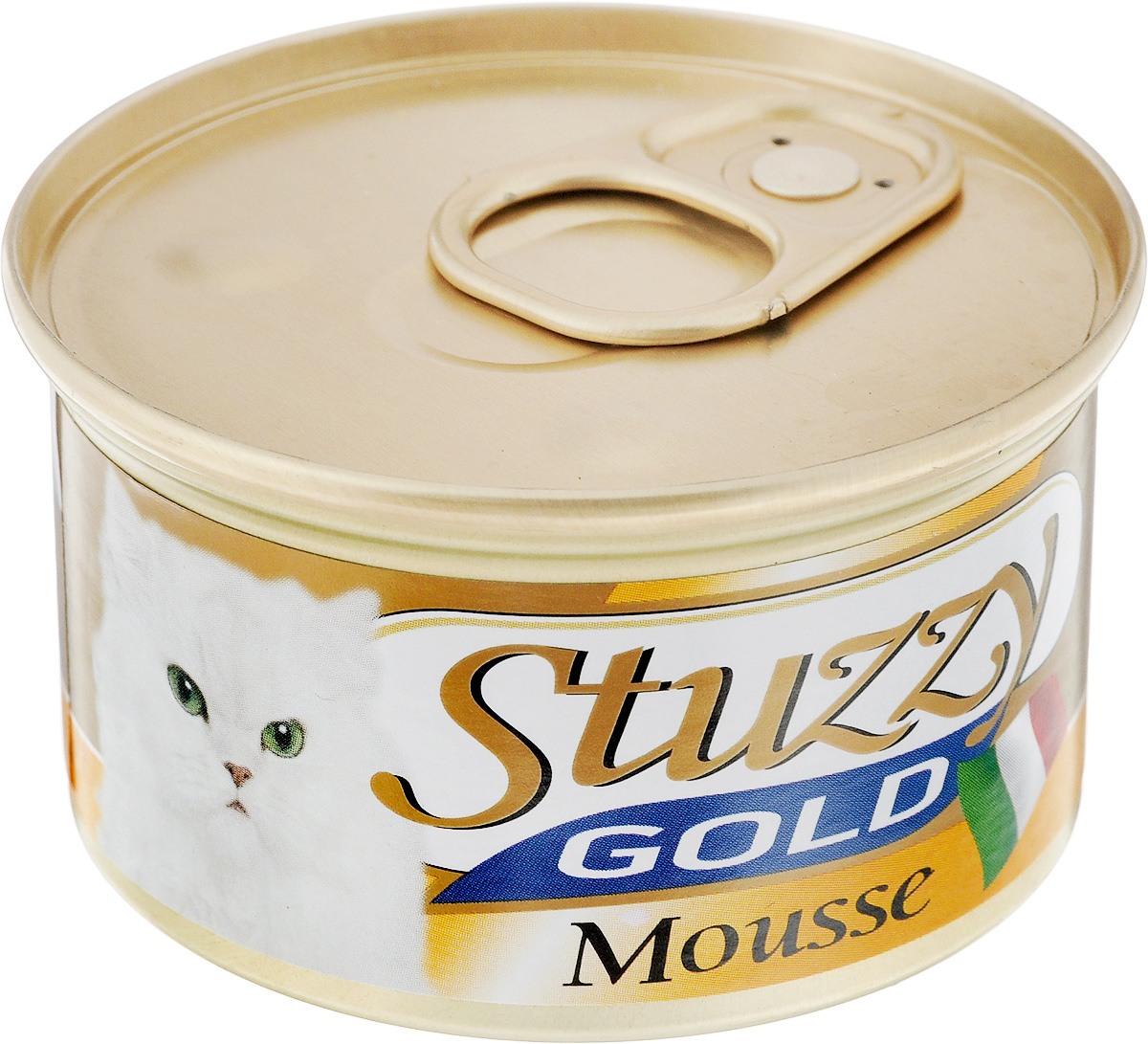 Консервы для взрослых кошек Stuzzy Gold, с форелью, 85 г132.C453 Консервы для взрослых кошек Stuzzy Gold, с форелью, 85 г132.C453Консервы для кошек Stuzzy Gold - это дополнительный рацион для взрослых кошек. Корм обогащен таурином и витамином Е для поддержания правильной работы сердца и иммунной системы. Инулин обеспечивает всасывание питательных веществ, а биотин способствуют великолепному внешнему виду кожи и шерсти. Корм приготовлен на пару, не содержит красителей и консервантов. Состав: мясо и мясные субпродукты 44%, рыба и рыбные субпродукты 10% (из них форель 10%). Питательная ценность: белок 12%, жир 6%, клетчатка 0,5%, зола 3%, влажность 78%. Питательные добавки (на кг): витамин А 1177 МЕ, витамин D3 700 МЕ, витамин Е 40 мг, таурин 300 мг, железо 63,14 мг, цинк 40,8 мг, медь 2,32 мг, марганец 3,25 мг, селен 0,155 мг, йод 0,76 мг, смола кассии 3000 мг. Товар сертифицирован.