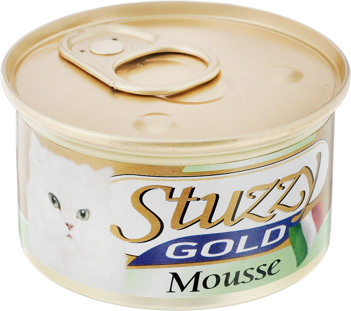 Консервы для взрослых кошек Stuzzy Gold, с телятиной, 85 г132.C421 Консервы для взрослых кошек Stuzzy Gold, с телятиной, 85 г132.C421Консервы для кошек Stuzzy Gold - это дополнительный рацион для взрослых кошек. Корм обогащен таурином и витамином Е для поддержания правильной работы сердца и иммунной системы. Инулин обеспечивает всасывание питательных веществ, а биотин способствуют великолепному внешнему виду кожи и шерсти. Корм приготовлен на пару, не содержит красителей и консервантов. Состав: мясо и мясные субпродукты 60% (из них телятина10%). Питательная ценность: белок 11%, жир 8%, клетчатка 0,2%, зола 2,7%, влажность 78%. Питательные добавки (на кг): витамин А 1177 МЕ, витамин D3 700 МЕ, витамин Е 40 мг, таурин 300 мг, железо 63,14 мг, цинк 40,8 мг, медь 2,32 мг, марганец 3,25 мг, селен 0,155 мг, йод 0,76 мг, смола кассии 3000 мг. Товар сертифицирован.