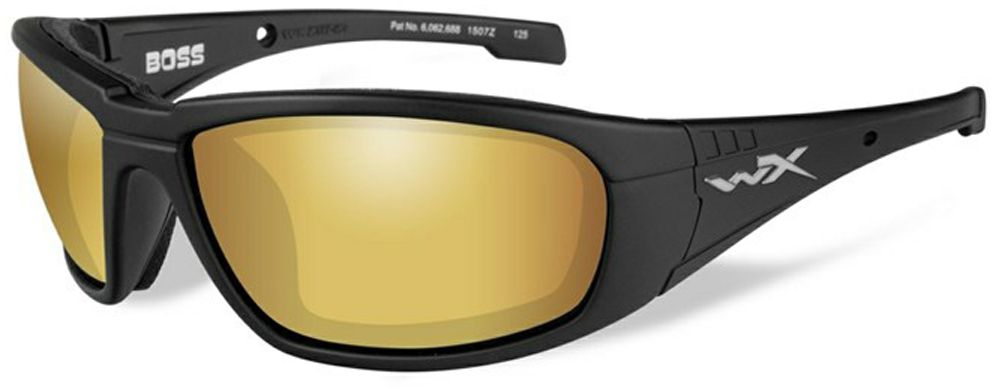Очки солнцезащитные WileyX Boss Polarized, для охоты, рыбалки и активного отдыха, цвет: Gold Mirror, AmberCCBOS04 Очки солнцезащитные WileyX Boss Polarized, для охоты, рыбалки и активного отдыха, цвет: Gold Mirror, AmberCCBOS04Поляризованные зеркальные янтарно-золотистые линзы обеспечивают превосходную видимость, как при ярком, так и в слабом освещении, и они идеально подходят для активного отдыха, особенно для рыбалки. Линзы Wiley X, изготовленые из безосколочного поликарбоната с устойчивостью к царапинам, обеспечивают 100% УФ-защиту. ПОЛЯРИЗАЦИОННЫЙ ФИЛЬТР 8ТМ Запатентованная WileyX технология поляризации линз обеспечивает 100% поляризацию и 100% защиту от ультрафиолетовых лучей для непревзойденной четкости и контрастности изображения. ЗАЩИТА ОТ УДАРОВ НА ВЫСОКОЙ СКОРОСТИ Оправа и линзы должны выдерживать удар тяжелого снаряда весом 500 гр, падающего с высоты 127 см ПРОЧНОЕ ПОКРЫТИЕ Устойчивое к царапинам покрытие защищает линзы от механических повреждений и продлевает срок их службы. АНТИБЛИКОВОЕ ПОКРЫТИЕ Антибликовое покрытие устраняет нежелательные отражения с поверхностей линз. ВОДООТТАЛКИВАЮЩЕЕ ПОКРЫТИЕ Водоотталкивающее покрытие обеспечивает скатывание воды с поверхности линз. Используется...