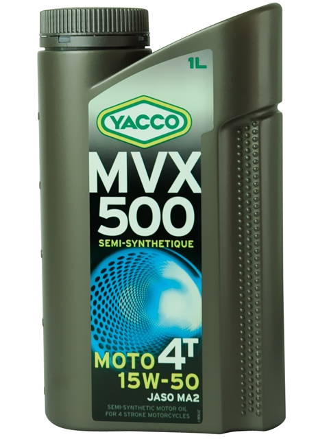 Масло моторное Yacco MVX 500 4T 15W50, 1 л332525 Масло моторное Yacco MVX 500 4T 15W50, 1 л332525MVX 500 4T 15W-50 Полусинтетическое масло для мотоциклов с 4-тактными двигателями ПРИМЕНЕНИЕ Высокоэффективная смазка двигателя в любых условиях эксплуатации, включая самые экстремальные условия, и в любое время года. Смазка также встроенных коробок передач, обеспечивая надлежащую защиту узла «коробка/сцепление» (допуски и одобрения JASO MA2) Подходит для всех типов мотоциклов (родстеры, дорожные мотоциклы, мотоциклы индивидуальной переделки, мотоциклы GT или спортивные мотоциклы). ПРЕИМУЩЕСТВА • Класс вязкости 15W-50 обеспечивает оптимальную смазку при высоких температурах для безотказной работы мотора в высокотемпературных режимах • Отличные моющие и диспергирующие свойства. • Высокие фрикционные свойства позволяют избегать «проскальзывания сцепления». • Высокоэффективная защита двигателя и коробки передач от износа. • Поддержание двигателей в чистом состоянии, что способствует удалению загрязняющих веществ при сливе масла. • Низкая летучесть позволяет уменьшить расход...