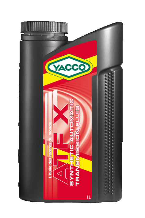 Масло трансмиссионное Yacco ATF X, 1 л353625 Масло трансмиссионное Yacco ATF X, 1 л353625ATF X Синтетическая жидкость для автоматических трансмиссий ПРИМЕНЕНИЕ Жидкость для автоматических коробок передач, усилителей рулевого управления и гидравлических систем многих транспортных средств: легкие грузовые автомобили, многоцелевые легковые автомобили, тяжелые грузовые автомобили, автобусы, строительные машины и сельскохозяйственная техника. СВОЙСТВА И ПРЕИМУЩЕСТВА • Коэффициент трения оптимизирован для обеспечения оптимальной работы коробок передач, установленных на транспортных средствах европейского, азиатского и американского производства. • Высокий индекс вязкости обеспечивает отличную смазку при низких и высоких температурах. • Низкая температура застывания обеспечивает надлежащую работу коробки передач в холодное время года и быструю смазку при запусках двигателя. • Отличная термическая стабильность (стойкость к усиленному окислению) позволяет продлить срок службы жидкости. • Никаких воздействий на уплотнения и на материалы, входящие в состав современных...