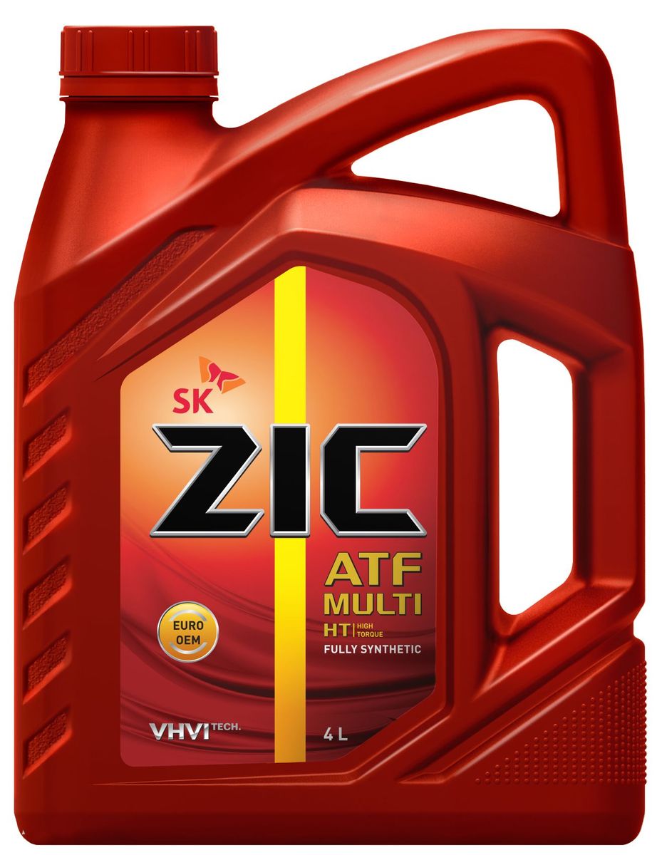 Масло трансмиссионное ZIС ATF Multi HT, 4 л. 162664162664 Масло трансмиссионное ZIС ATF Multi HT, 4 л. 162664162664ZIС ATF Multi HT - универсальное синтетическое трансмиссионное масло для автоматических коробок передач различных производителей, в том числе европейских. Плотность при 15°C: 0,85 г/см3. Температура вспышки: 212°С. Температура застывания: -45°С. Индекс вязкости: 153.