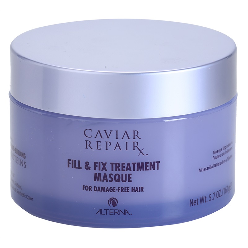 Alterna Интенсивная маска Молекулярное восстановление структуры Caviar Repair Rx Micro-Bead Fill & Fix Treatment Masque 161 г67161 Alterna Интенсивная маска Молекулярное восстановление структуры Caviar Repair Rx Micro-Bead Fill & Fix Treatment Masque 161 г67161Маска глубоко восстанавливает волосы благодаря микрокапсулам протеина, которые питают и укрепляют каждую прядь, при этом облегчая процесс укладки. Эти сильнодействующие ингредиенты помогают регенерировать структуру волос изнутри. Они заполняют все повреждения кутикулы волоса, которые вызваны негативными факторами. Маска питает и увлажняет волосы, а так же делает волосы более послушными при укладке. После применения волосы становятся идеально мягкими, блестящими и полностью восстановленными. Не содержат: парабенов, глютенов, хлорида натрия, флататов и синтетических красителей. При этом производство не наносит вред окружающей среде. Не тестируется на животных. Способ применения: Наносить на чистые волосы. Перед использованием удалить лишнюю воду. Оставить на 3 минуты. Тщательно промыть волосы. Использовать ежедневно или несколько раз в неделю для интенсивного восстановления. Для максимального эффекта рекомендуется использовать совместно с Caviar Repair RX Instant...