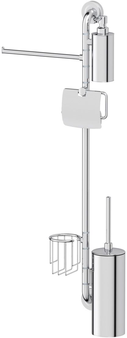 Штанга комбинированная для туалета с биде Ellux Elegance, цвет: хром. ELE 079ELE 079 Штанга комбинированная для туалета с биде Ellux Elegance, цвет: хром. ELE 079ELE 079Аксессуары торговой марки Ellux производятся на заводе ELLUX Gluck s.r.o., имеющем 20-летний опыт работы. Предприятие расположено в Злинском крае, исторически знаменитом своим промышленным потенциалом. Компоненты из всемирно известного богемского хрусталя выгодно дополняют серии аксессуаров. Широкий ассортимент, разнообразие форм, высочайшее качество исполнения и техническое?совершенство продукции отвечают самым высоким требованиям. Продукция завода Ellux представлена на российском рынке уже более 10 лет и за это время успела завоевать заслуженную популярность у покупателей, отдающих предпочтение дорогой и качественной продукции. 100% made in Czech Republic Весь цикл производства изделий осуществляется на территории Чешской республики. Высококачественная латунь — дорогостоящий многокомпонентный медный сплав с основным легирующим элементом – цинком. Обладает высокой прочностью и коррозионной стойкостью. Считается лучшим материалом для изготовления аксессуаров, смесителей и...