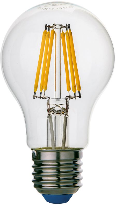 Лампа светодиодная REV Premium Filament, холодный свет, цоколь E27, 6W32354 9 Лампа светодиодная REV Premium Filament, холодный свет, цоколь E27, 6W32354 9Энергосберегающая светодиодная лампа грушевидной формы холодного свечения. Потребляемая мощность 6Вт. Интенсивность свечения аналогична обычной лампе накаливания мощностью 50Вт. Цоколь Е27. Срок службы 30000 час. Световой поток 540Лм, цветовая температура 4000К. Гарантия 24 месяца.