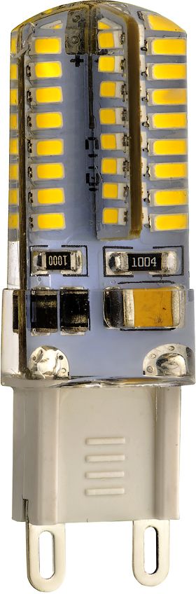 Лампа светодиодная REV, теплый свет, цоколь G9, 3W. 32367 932367 9 Лампа светодиодная REV, теплый свет, цоколь G9, 3W. 32367 932367 9Энергосберегающая светодиодная лампа в форме кукуруза теплого свечения. Потребляемая мощность 3Вт. Интенсивность свечения аналогична обычной лампе накаливания мощностью 25Вт. Цоколь G9. Срок службы 30000 час. Световой поток 250Лм, цветовая температура 2700К. Напряжение 220В. Гарантия 24 месяца.