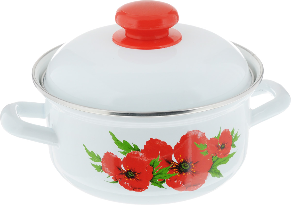 Кастрюля Лысьвенские эмали Маки, с крышкой, 1,5 лС-1508АП2/4 Кастрюля Лысьвенские эмали Маки, с крышкой, 1,5 лС-1508АП2/4Кастрюля Лысьвенские эмали Маки изготовлена из высококачественной стали, покрытой стеклокерамической эмалью. Эмаль устойчива к пищевым кислотам, не вступает во взаимодействие с продуктами и не искажает их вкусовые качества. Посуда оснащена эргономичными ручками и крышкой, изготовленными из того же материала, что и сама кастрюля. Крышка снабжена пластиковой ручкой, которая убережет ваши руки от контакта с высокими температурами. Кастрюля предназначена для тепловой обработки продуктов, приготовления холодных блюд и хранения пищи. Можно использовать на всех типах плит, включая индукционные. Можно мыть в посудомоечной машине. Высота стенки: 8,5 см. Внутренний диаметр кастрюли (по верхнему краю): 16 см. Ширина (с учетом ручек): 24 см.