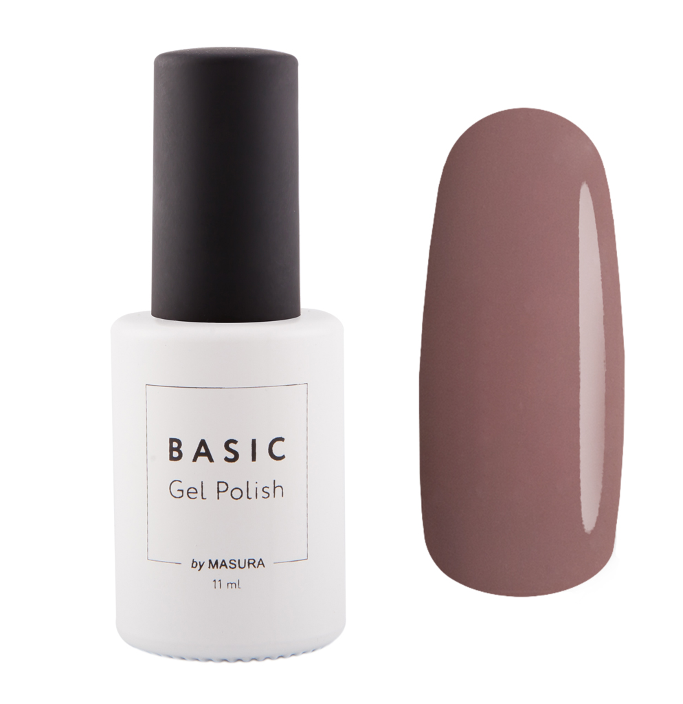 Masura Гель-лак BASIC Айриш Кофе, 11 мл294-298 Masura Гель-лак BASIC Айриш Кофе, 11 мл294-298кофейно коричневый выбеленный крем, плотный