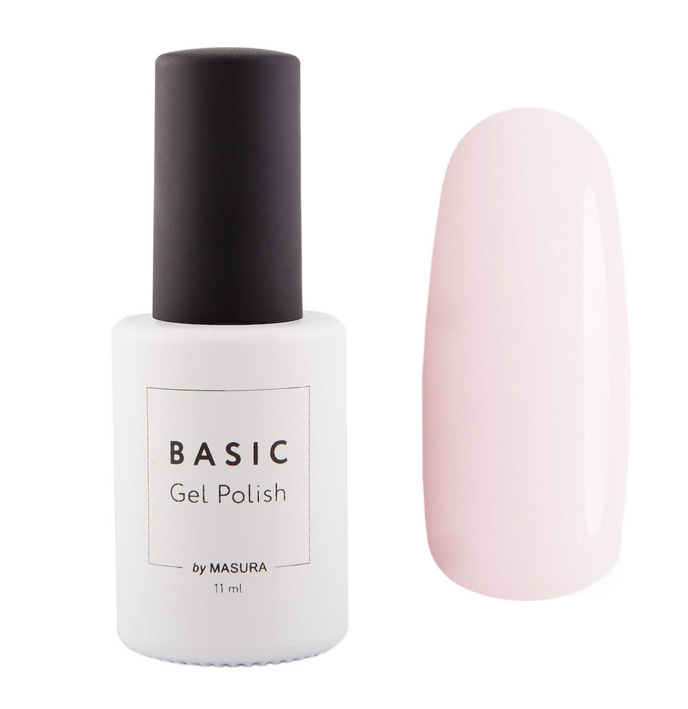 Masura Гель-лак BASIC Счастливый Цвет, 11 мл294-320 Masura Гель-лак BASIC Счастливый Цвет, 11 мл294-320насыщенный пастельно-розовый, плотный