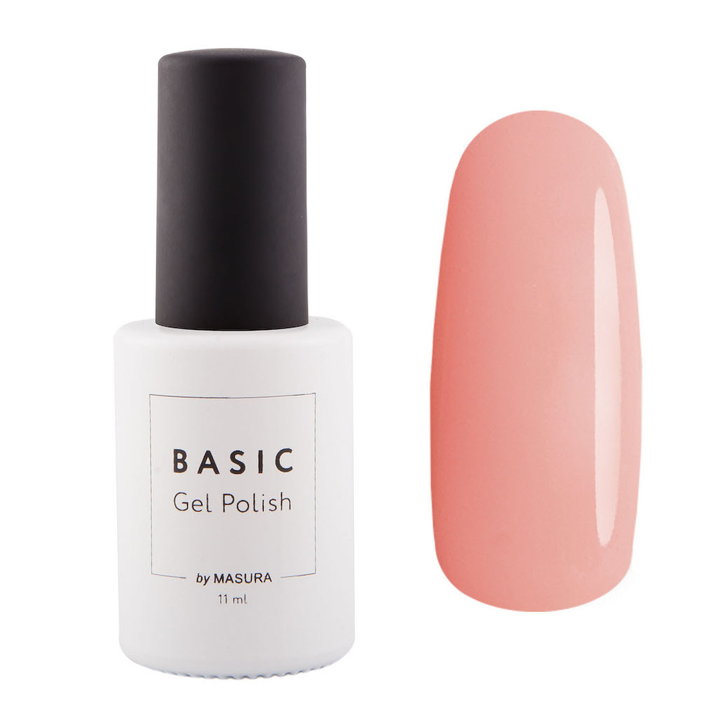 Masura Гель-лак BASIC Nobu 57, 11 мл294-323 Masura Гель-лак BASIC Nobu 57, 11 мл294-323пастельно-лососевый с коралловым тоном, плотный
