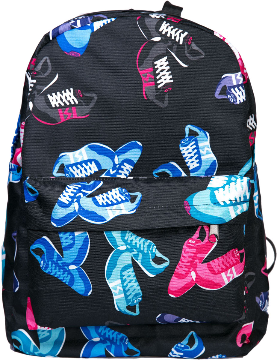 Рюкзак Mitya Veselkov Кеды, цвет: черный. BACKPACK-KEDSBACKPACK-KEDS Рюкзак Mitya Veselkov Кеды, цвет: черный. BACKPACK-KEDSBACKPACK-KEDSСтильный молодежный рюкзак с изображением кед из текстиля. Внутри одно большое отделение и карман. Снаружи карман на молнии. По бокам есть два удобных кармана для мелочей.