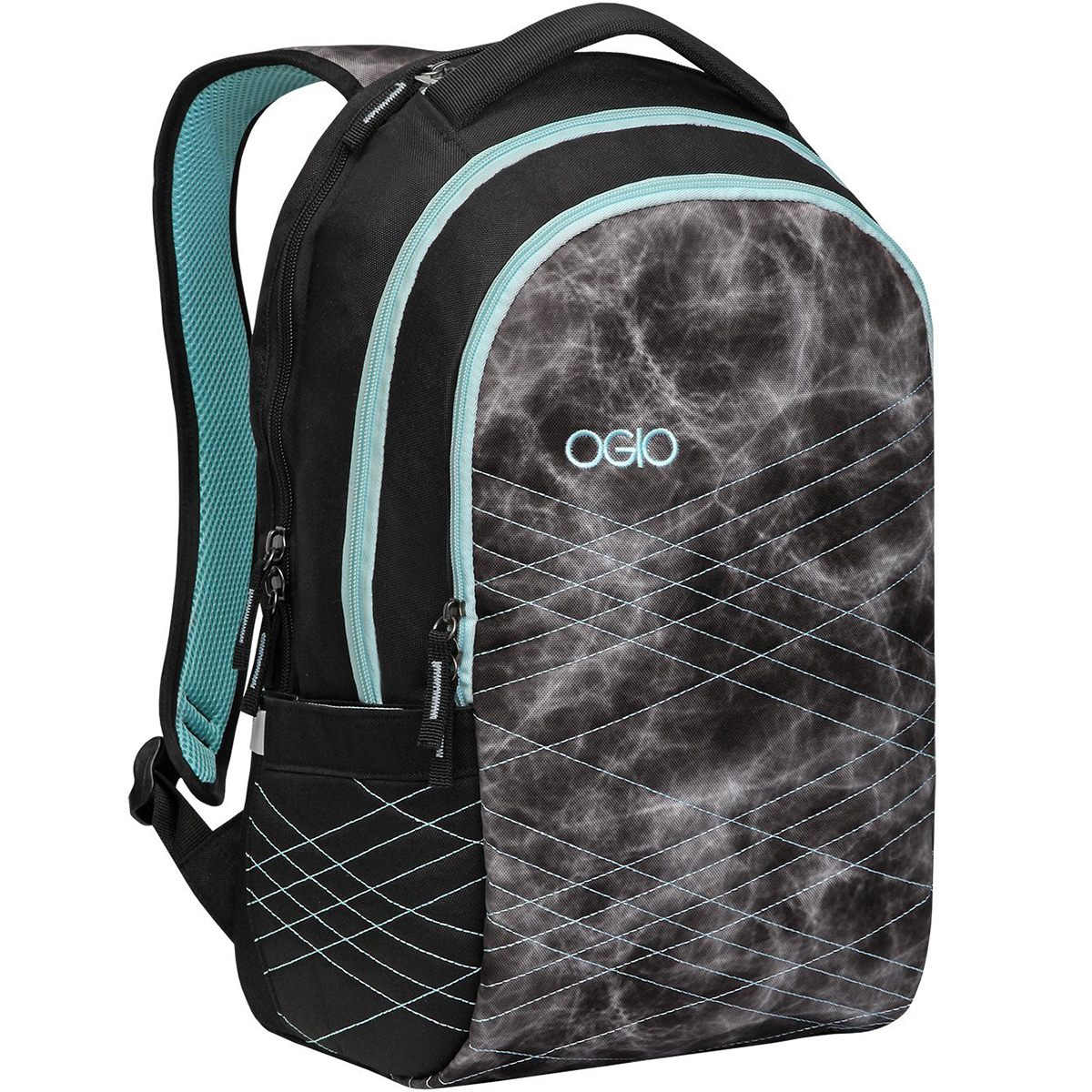 Рюкзак городской женский OGIO Urban. Synthesis Pack (A/S), цвет: черный, мятный. 031652227347031652227347 Рюкзак городской женский OGIO Urban. Synthesis Pack (A/S), цвет: черный, мятный. 031652227347031652227347Функциональный городской рюкзак, который отлично держит форму и не висит мешком. Synthesis Pack с легкостью сохранит Ваш ноутбук и планшет в целости в отдельно внутреннем мягком отсеке, а для хрупких мелочей, например, очков или фотоаппарата предназначен верхний отдельный карман на молнии с мягкой флисовой подкладкой. Любителей идеального порядка наверняка порадует внешний карман-органайзер с многочисленными отсеками для ручек, блокнотов и карабином для ключей, так что Вам не придется тратить время на поиск самых необходимых предметов, которые так и норовят затеряться в пространстве рюкзаков.