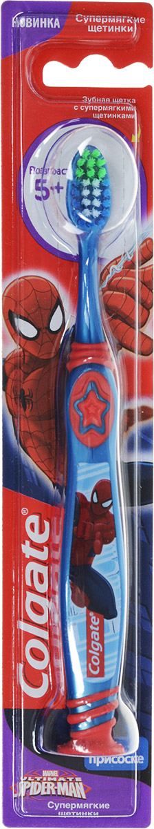 Colgate Зубная щетка Spider-man, детская, цвет синий, красный, с мягкой щетинойFCN21494_синий/красный/2 Colgate Зубная щетка Spider-man, детская, цвет синий, красный, с мягкой щетинойFCN21494_синий/красный/2Colgate Зубная щетка Spider-man, детская, цвет синий, красный, с мягкой щетиной