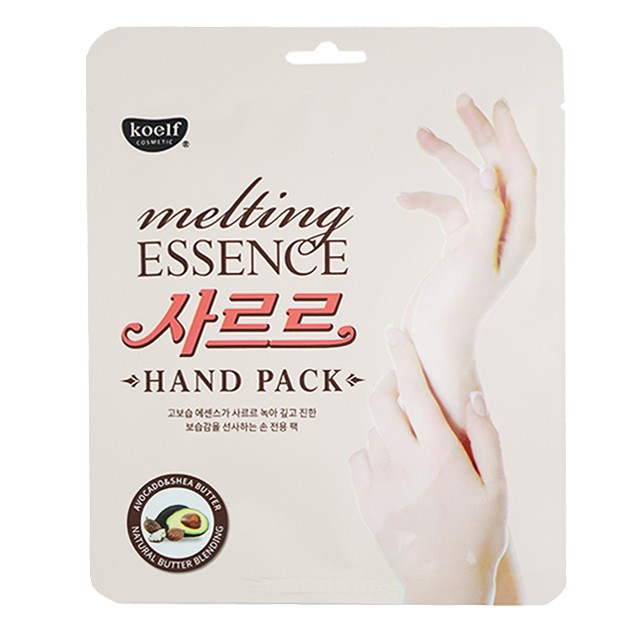 Koelf Маска-перчатки для рук смягчающая Melting essence hand pack, 14 гр803343 Koelf Маска-перчатки для рук смягчающая Melting essence hand pack, 14 гр803343Красота женских ручек воспета поэтами и авторами песен — раньше одного прикосновения девушки своими тонкими белыми пальчиками к рукаву кавалера хватало для того, чтобы объявить ее своей прекрасной дамой и совершать в честь нее рыцарские подвиги. Сейчас, в эпоху открытых декольте и мини-юбок о красоте девичьих пальчиков говорят мало, но это совсем не значит, что за ними не надо ухаживать. И если вам тоже хочется, чтобы ваш мужчина совершал в честь вас подвиги и восторгался нежностью ваших прикосновений, попробуйте эту маску для рук от набирающего популярность корейского бренда косметики Petitfee&Koelf. В упаковке вы найдете десять перчаток, которые пропитаны чудодейственной эссенцией: в составе натуральные масла, экстракт улиточного секрета, масло чайного дерева, алоэ вера и коллаген. Все это отбеливает кожу, делает ее мягкой, увлажненной и по-королевски красивой. Почувствуйте себя истинной аристократкой, побалуйте свои ручки нежным, но очень эффективным уходом! Походите в таких...