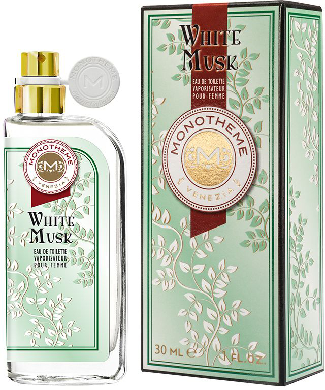 Monotheme Туалетная вода женская Monotheme Classic White Musk, 30 мл191256 Monotheme Туалетная вода женская Monotheme Classic White Musk, 30 мл191256Мягкий, соблазнительный, поразительно нежный аромат White Musk являет собой чувственную и элегантную композицию. Начиная свое звучание свежим аккордом головных нот он становится все более чувственным по мере раскрытия нот сердца. И уже настоящий гимн женственной чувственности мы слышим в момент раскрытия базовых нот. В итоге перед нами предстает гармоничный образ, сочетающий в себе искрящуюся чистоту и чувственный романтизм.