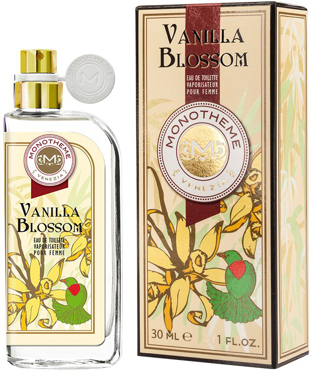 Monotheme Туалетная вода женская Monotheme Classic Vanilla Blossom, 30 мл191263 Monotheme Туалетная вода женская Monotheme Classic Vanilla Blossom, 30 мл191263Ваниль известна как один из самых чувственных компонентов парфюмерии. Теплые и пряные ноты экстракта стручков ванили оттенены здесь легким и свежим звучанием ее лепестков. В итоге мы получаем теплый сбалансированный аромат несущий в себе энергию тайны и соблазна.