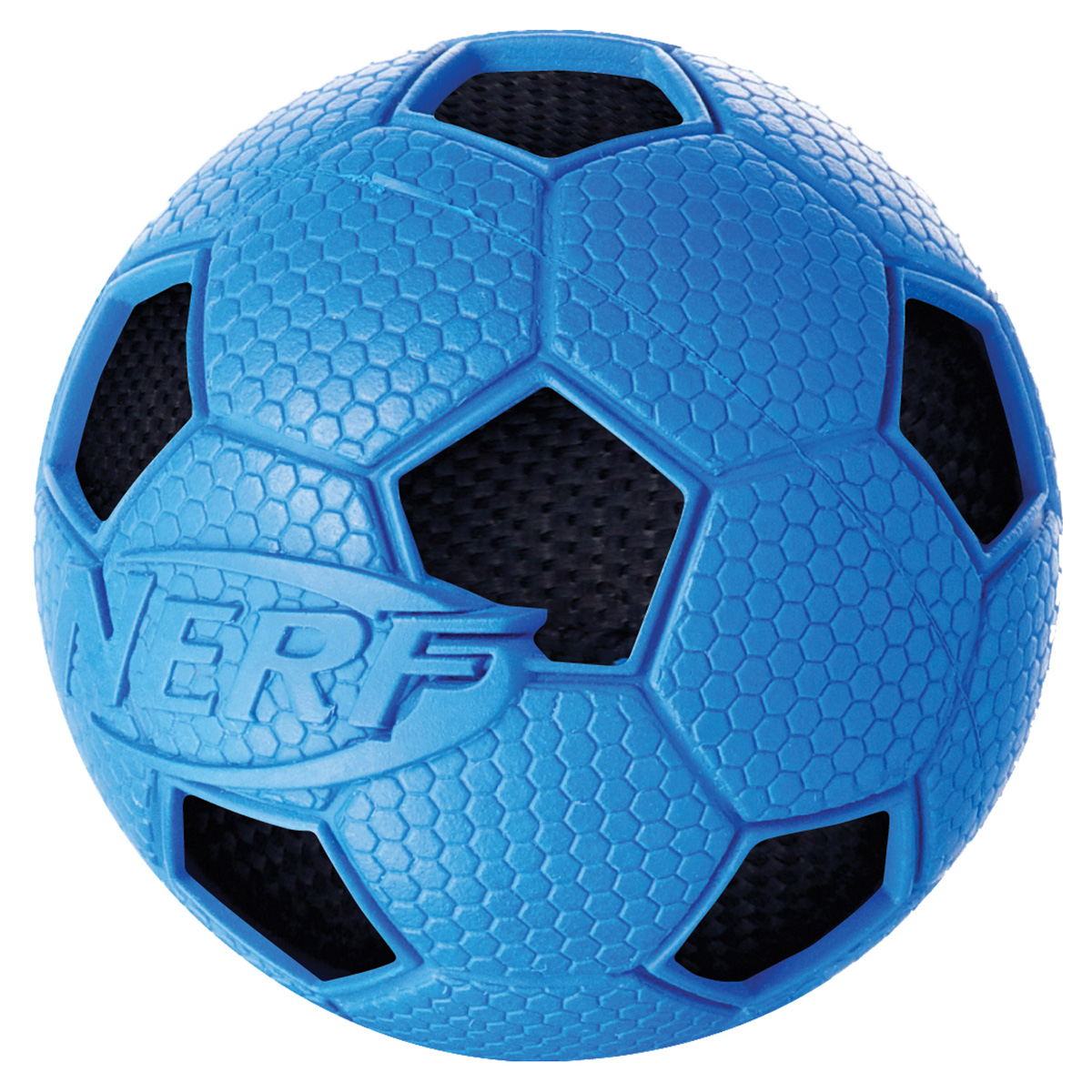 Игрушка для собак Nerf Мяч футбольный, диаметр 7,5 см22323 Игрушка для собак Nerf Мяч футбольный, диаметр 7,5 см22323Мяч с рельефным рисунком и нейлоновым хрустящим мячом внутри! Высококачественные прочные материалы, из которых изготовлена игрушка, обеспечивают долговечность использования! Звук мяча дополнительно увлекает собаку игрой! Яркие привлекательные цвета! Игрушки Nerf Dog представлены в различных сериях в зависимости от рисунка, фактуры и материала, из которого они изготовлены (резина, ТПР, нейлон, пластик, каучук). Размер: 7,5 см, M.