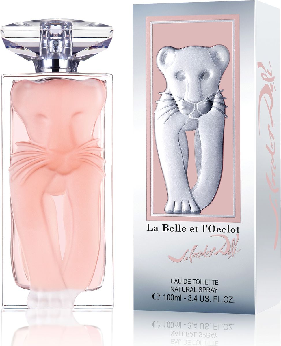 Les Parfums Salvador Dali La Belle Et I`Ocelot Туалетная вода 100 мл860003 Les Parfums Salvador Dali La Belle Et I`Ocelot Туалетная вода 100 мл860003Это более легкая и игривая версия выпущенной ранее парфюмерной воды LA BELLE ET I`OCELOT, представленная теперь в концентрации туалетной воды. Дизайн флакона и сама композиция вдохновлены обликом и характером дикой кошки - независимой, смелой и своенравной, и в то же время мягкой и очаровательной.
