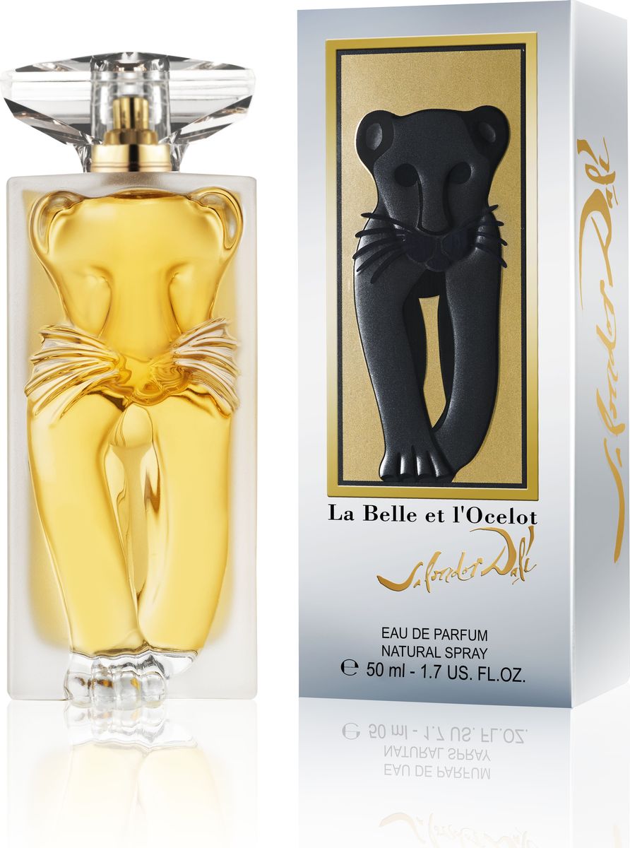 Les Parfums Salvador Dali La Belle Et I`Ocelot Парфюмерная вода 50 мл861002B Les Parfums Salvador Dali La Belle Et I`Ocelot Парфюмерная вода 50 мл861002BLa Belle et L’ocelot - пер. с фр. – Красавица и оцелот La Belle et L’ocelot Открывает инстинкт жизни кошачьего мира, столь дорогого для Сальвадора Дали, который выбрал оцелота любимым питомцем.... Название аромата La Belle et L’ocelot представляет собой “игру слов” и уносит в прекрасные сказки и красивые легенды. La Belle et L’ocelot - это история женщин. La Belle et L’ocelot посвящен жизненному пути женщин, передавая новое и креативное видение мира. Они являются героинями. Они женщины первооткрыватели чудесного. Аура красоты - смысл аромата.