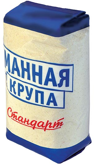 Стандарт крупа манная, 800 г504 Стандарт крупа манная, 800 г504Манная каша – отличный, полезный диетический продукт! Ее состав достаточно разнообразен, она содержит белок, витамины группы В (В1, В2), РР, минеральные вещества. Манная крупа Стандарт почти не содержит клетчатки и на две трети состоит из крахмала, благодаря чему эта каша очень сытная и быстро готовится. Cплошная польза!