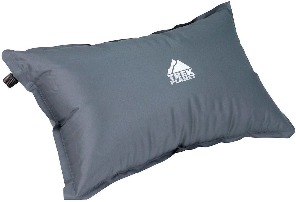 Подушка туристическая Trek Planet Relax Pillow, самонадувающаяся, 47 х 28 х 15 см, цвет: серый70432 Подушка туристическая Trek Planet Relax Pillow, самонадувающаяся, 47 х 28 х 15 см, цвет: серый70432Самонадувающаяся подушка Trek Planet Relax Pillow, размер 47 х 28 х 15 см, вес 270 граммов, несомненно пригодится вам в путешествии, походе, в дороге или на даче. Компактная и легкая, в сложенном состоянии не занимает много места. Незаменима для кемпинга, туризма и отдыха на открытом воздухе. Легко вставляется в кармашек для подушки, если такой есть в вашем спальнике. Характеристики: Ткань внешняя: 100% Полиэстер 75D PVC. Тип наполнителя: вспененный полиуретан плотностью 16 кг/м3, Надежный пластиковый клапан, Компрессионные резиновые кольца и чехол для хранения и переноски в комплекте.