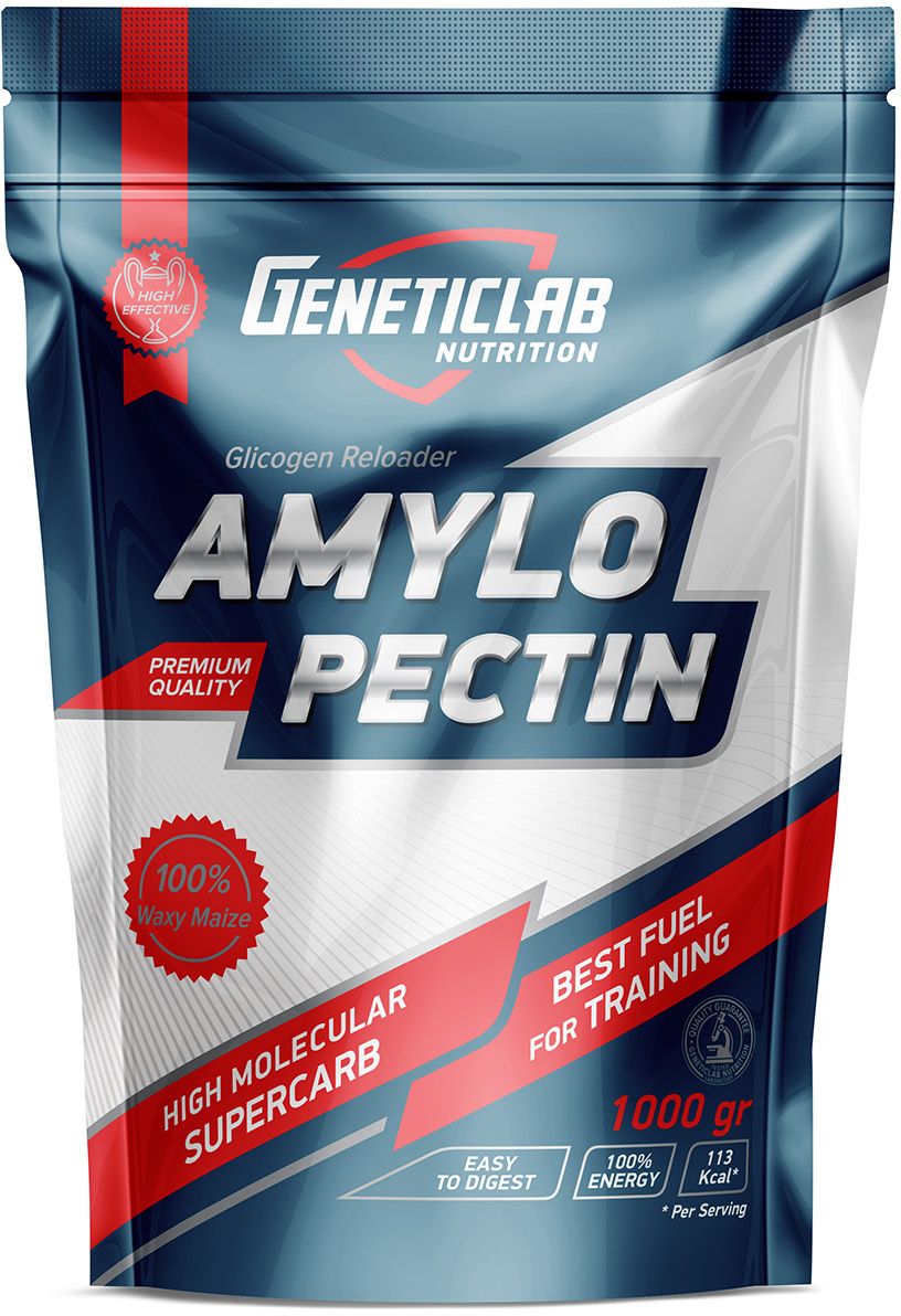 Углеводы Geneticlab Amylopecitn, без вкуса, 1000 г4156687 Углеводы Geneticlab Amylopecitn, без вкуса, 1000 г4156687Амилопектин от Geneticclab помогает: увеличить продолжительность работы под нагрузкой, обеспечить длительные тренировки; ускорить восстановление мышц, положительно воздействовать на синтез белка; беспечить питание спортсмена во время тренировки.