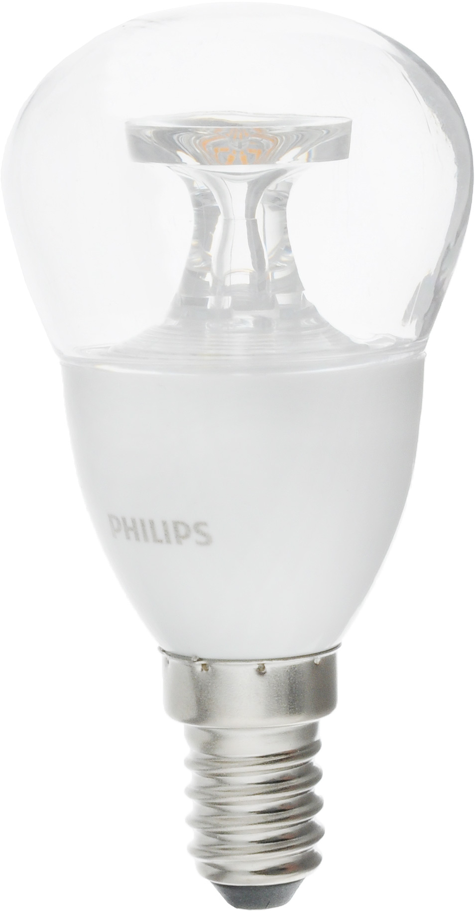 Лампа светодиодная Philips LED lustre, цоколь E14, 5,5-40W, 2700КЛампа LED 5.5-40W E14 2700K 230V P45CLND Лампа светодиодная Philips LED lustre, цоколь E14, 5,5-40W, 2700КЛампа LED 5.5-40W E14 2700K 230V P45CLNDСовременные светодиодные лампы Philips LED lustre экономичны, имеют долгий срок службы и мгновенно загораются, заполняя комнату светом. Лампа классической формы и высокой яркости позволяет создать уютную и приятную обстановку в любой комнате вашего дома. Светодиодные лампы потребляют на 91 % меньше электроэнергии, чем обычные лампы накаливания, излучая при этом привычный и приятный теплый свет. Срок службы светодиодной лампы Philips составляет до 15 000 часов, что соответствует общему сроку службы 15 ламп накаливания. В результате менять лампы приходится значительно реже, что сокращает количество отходов. Напряжение: 220-240 В. Световой поток: 470 lm.