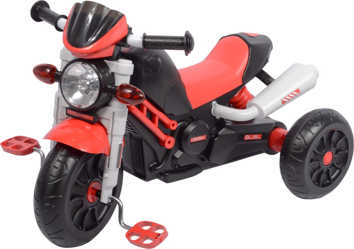 1toy Велосипед трехколесный цвет красный Т59702Т59702 1toy Велосипед трехколесный цвет красный Т59702Т59702Диаметр переднего/заднего колеса: 10/8 Максимальная нагрузка: 30 кг Для детей от 3 лет Колеса: пластмасса Музыкальный чип Со светом