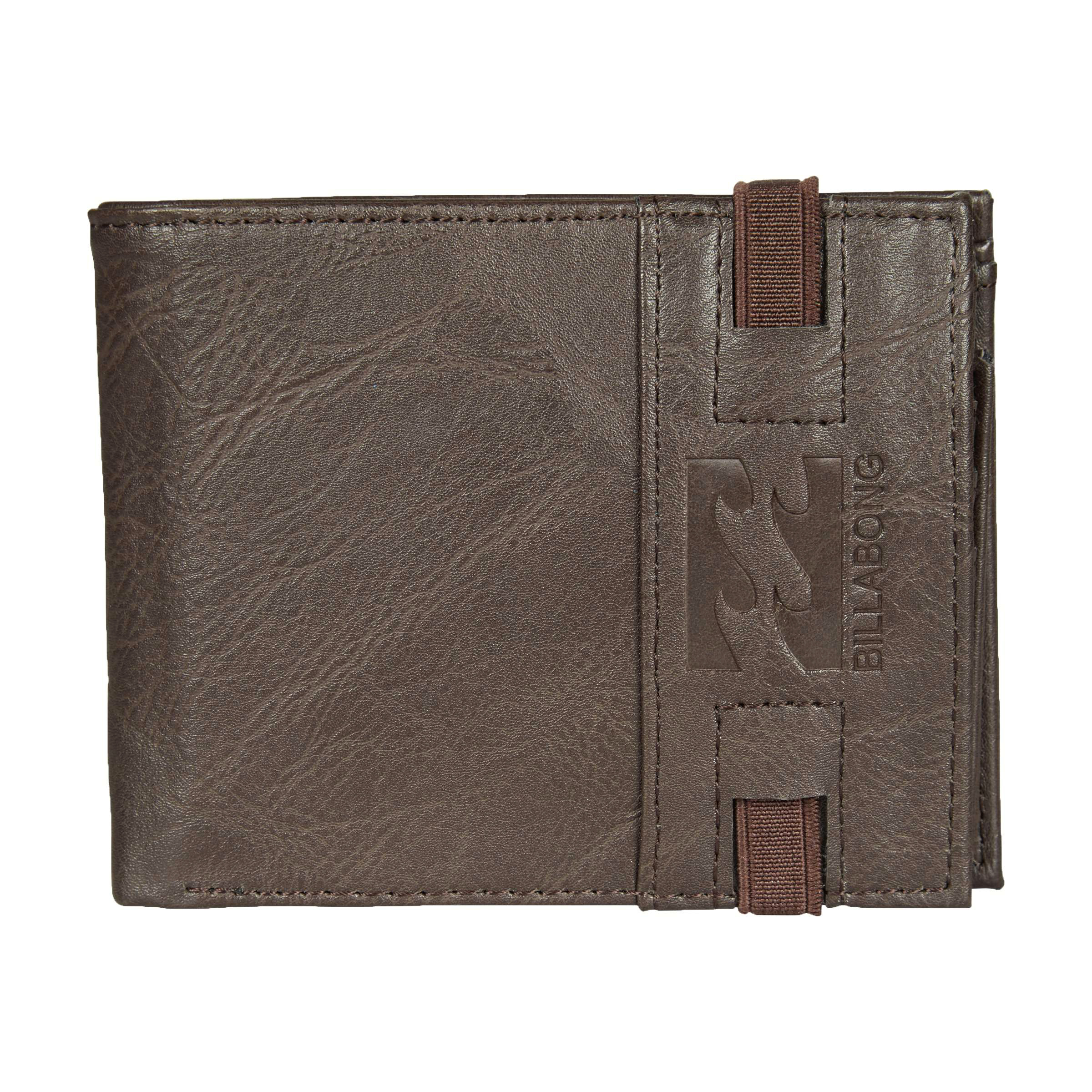 Кошелек Billabong Locked Wallet, цвет: коричневый. 36078693696433607869369643 Кошелек Billabong Locked Wallet, цвет: коричневый. 36078693696433607869369643Кошелек с застежкой на резинке с логотипом Billabong . Карман для мелочи на молнии отделения для карточек.