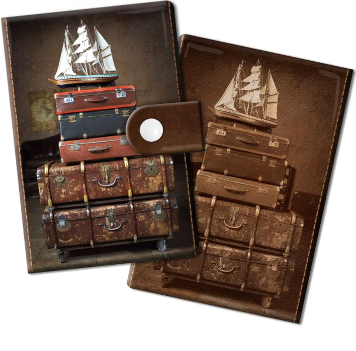Визитница Magic Home Чемоданное настроение, цвет: коричневый. 4488444884 Визитница Magic Home Чемоданное настроение, цвет: коричневый. 4488444884Визитница Magic Home выполнена из искусственной кожи и дополнена оригинальным рисунком. Модель застегивается на хлястик с кнопкой. Внутри содержатся 10 карманов для карт и визиток. Стильная визитница подчеркнет вашу индивидуальность и изысканный вкус, а также станет замечательным подарком.