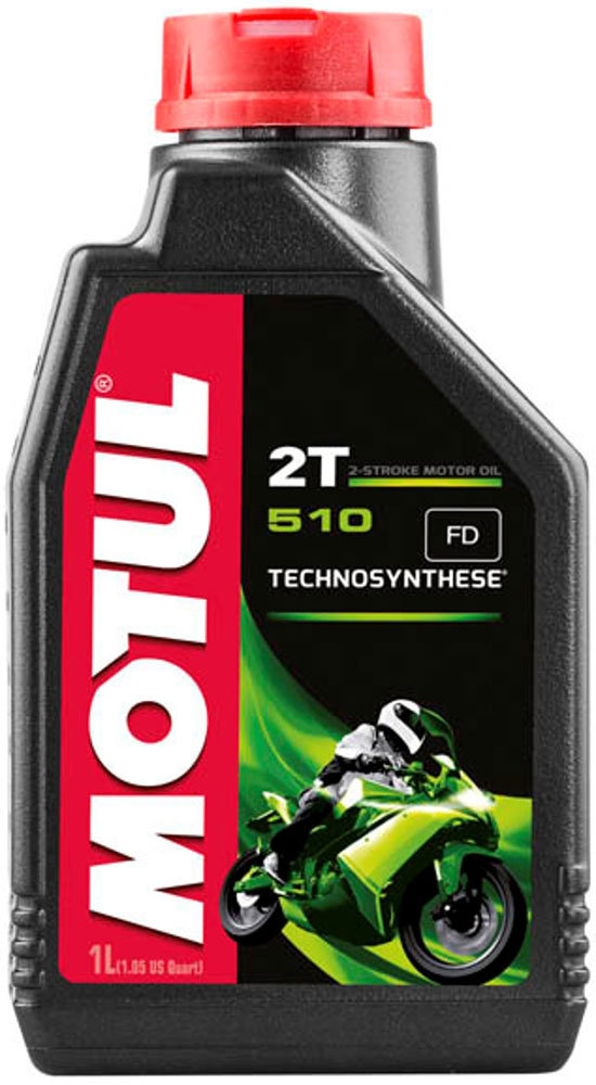 Масло моторное Motul 510 2T, синтетическое, 1 л106606 Масло моторное Motul 510 2T, синтетическое, 1 л106606Применение в мотоциклах, внедорожниках, эндуро, мопедах с высокотехнологичными 2-х тактными двигателями, которые работают при высоких оборотах двигателя. Используется с автоматической подачей или предварительным смешиванием масла с топливом. Используется с этилированным и неэтилированными топливом. Совместимо с каталитическими нейтрализаторами.
